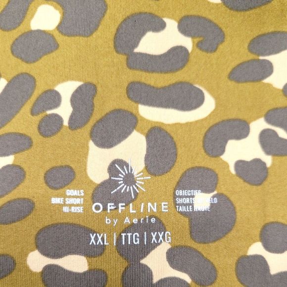 Aerie OFFLINE Goals Pocket Bike Short Mustard Yellow XXL - Picture 3 of 3